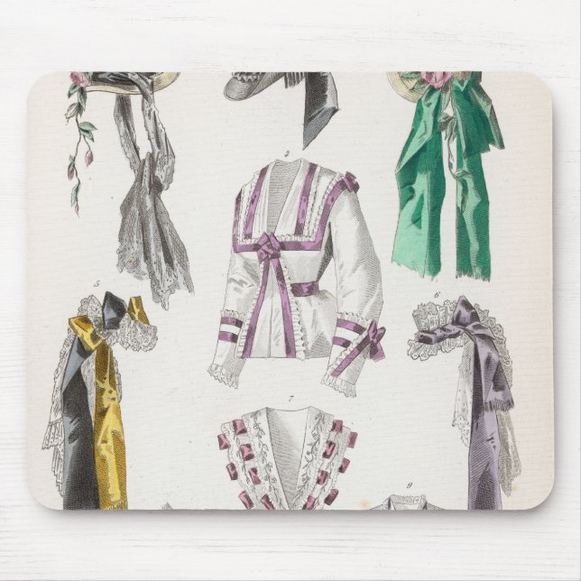 Fashion plate mouse mat (Front)