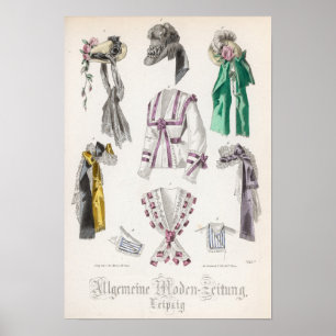 Fashion plate poster