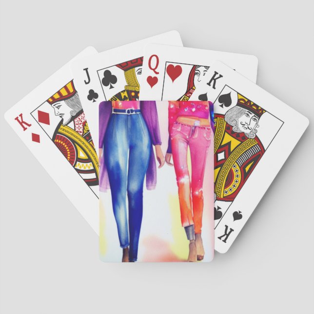 Fashion  playing cards (Back)