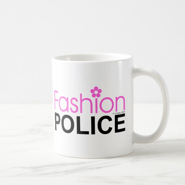 Fashion Police Coffee Mug (Right)