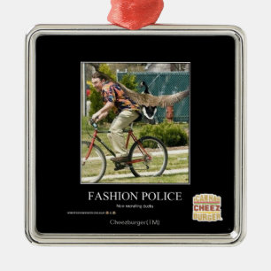 Fashion Police Metal Tree Decoration