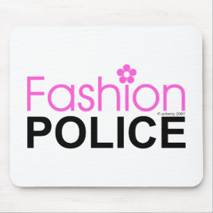 Fashion Police Mouse Mat