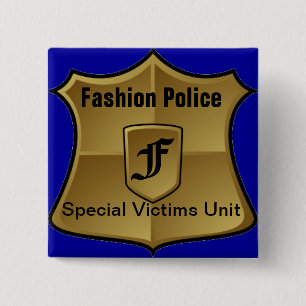 Fashion Police: Special Victims Unit 15 Cm Square Badge