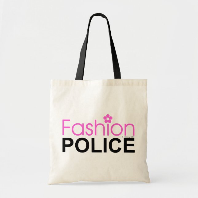 Fashion Police Tote Bag (Front)