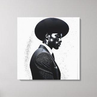 Fashion Profile Canvas Print