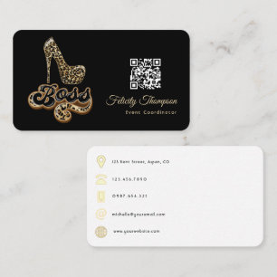 Fashion QR Code Business Card