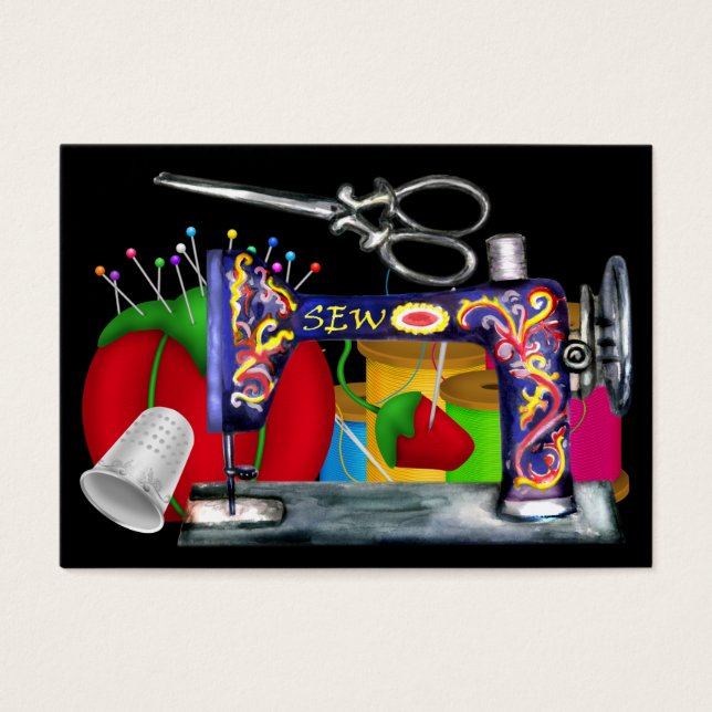 Fashion - Seamstress Card / Tag - SRF (Front)