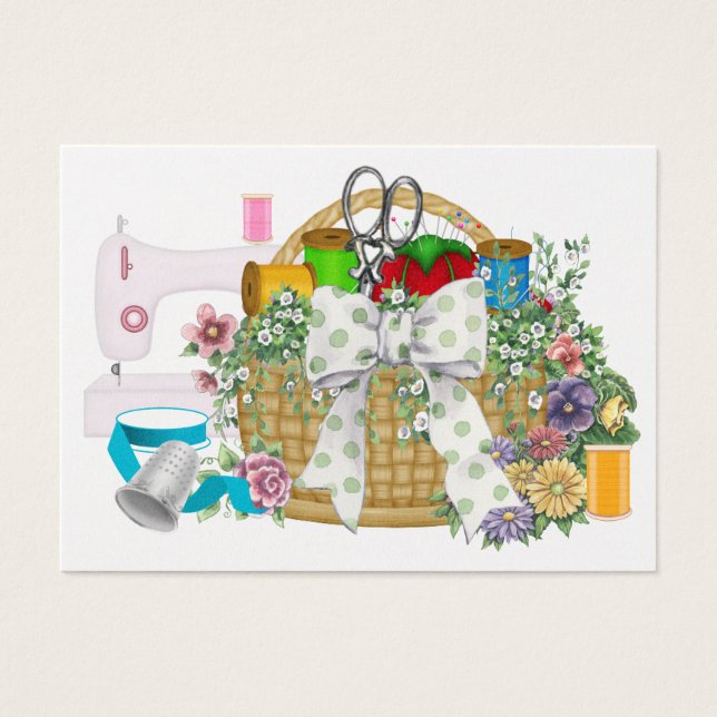 Fashion / Seamstress / Sewing Basket - SRF (Front)