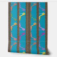 Fashion Shoe Shelves Wallpaper Border BP Blue