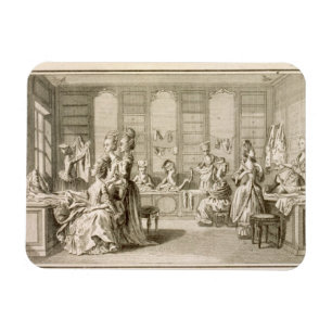 Fashion shop, from the 'Encyclopaedia' by Denis Magnet