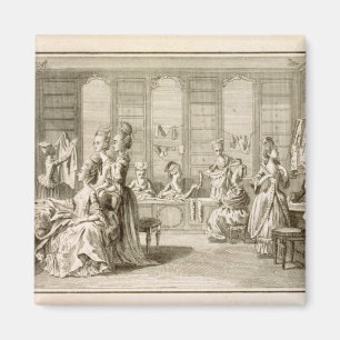 Fashion shop, from the 'Encyclopaedia' by Denis Magnet