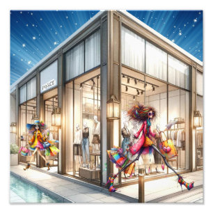 FASHION Shop Local  Photo Print