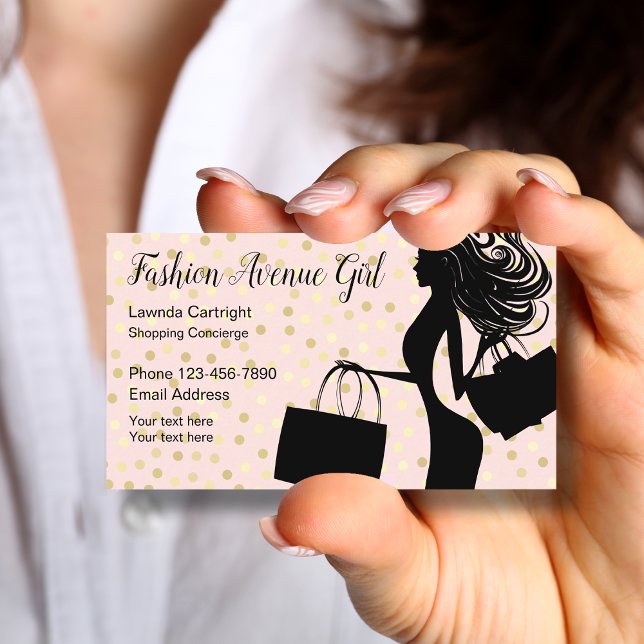 Fashion Shopping Concierge Business Card (Creator Uploaded)