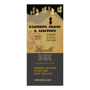 Fashion Show & Benefit Rack Card