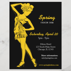 Fashion Show (Gold) Flyer