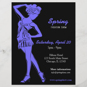 Fashion Show (Light Slate Blue) Flyer
