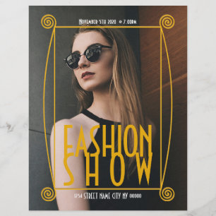 Fashion Show Model Clothing Flyer