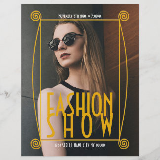Fashion Show Model Clothing Flyer