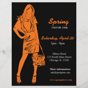 Fashion Show (Orange) Flyer
