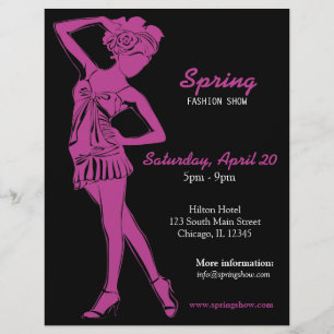 Fashion Show (Plum) Flyer