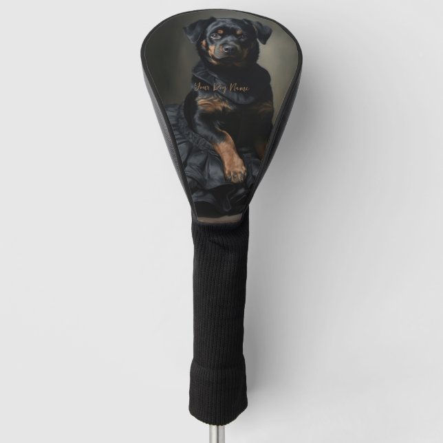 Fashion Show, Rottweiler Dog 02 - Jonathan Bonheur Golf Head Cover (Front)