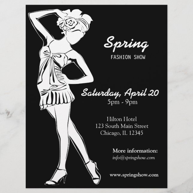 Fashion Show (White) Flyer (Front)