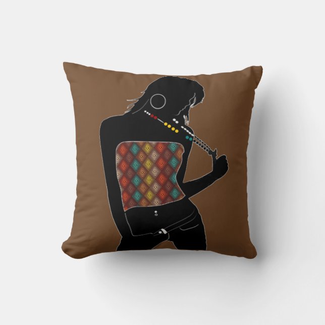 Fashion Silhouette 2 Sided Pillow (Front)