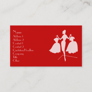 Fashion Silhouette Business Card