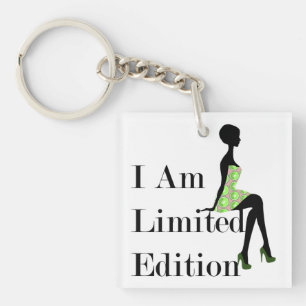 Fashion Silhouette I Am Limited Edition Quote Key Ring