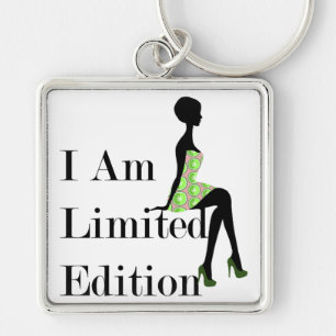 Fashion Silhouette I Am Limited Edition Quote Key Ring