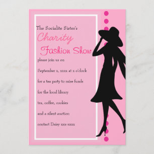 Fashion Silhouettes Invitation