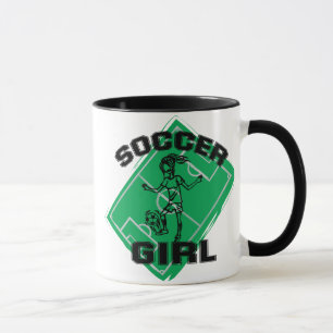 Fashion Soccer girl football design Mug