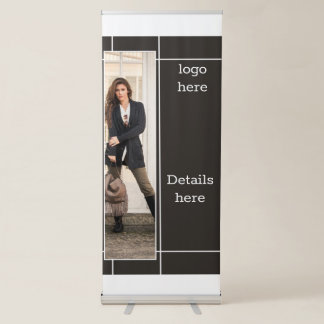 Fashion store promotional retractable banner