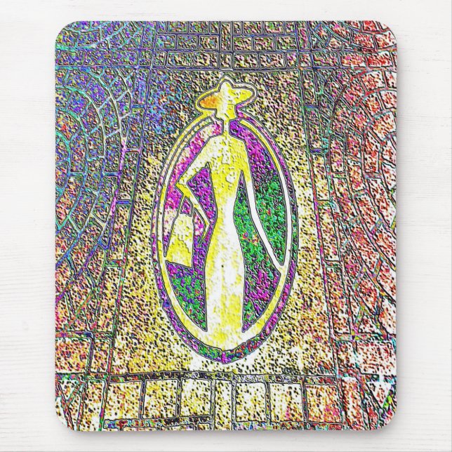 Fashion Street Mouse Mat (Front)