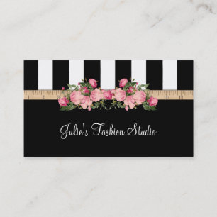 Fashion Studio Sewing Model House Business Card