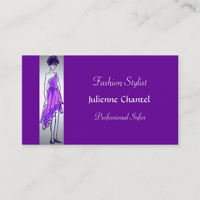 Fashion Stylist Business Card (Front)