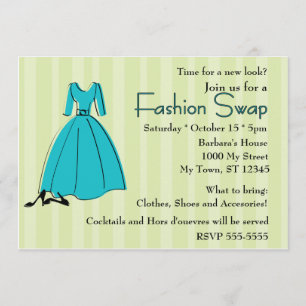 Fashion Swap Invitation