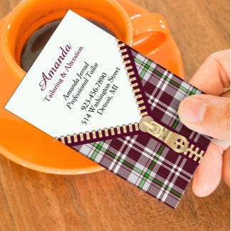 Fashion Tailoring Business Card