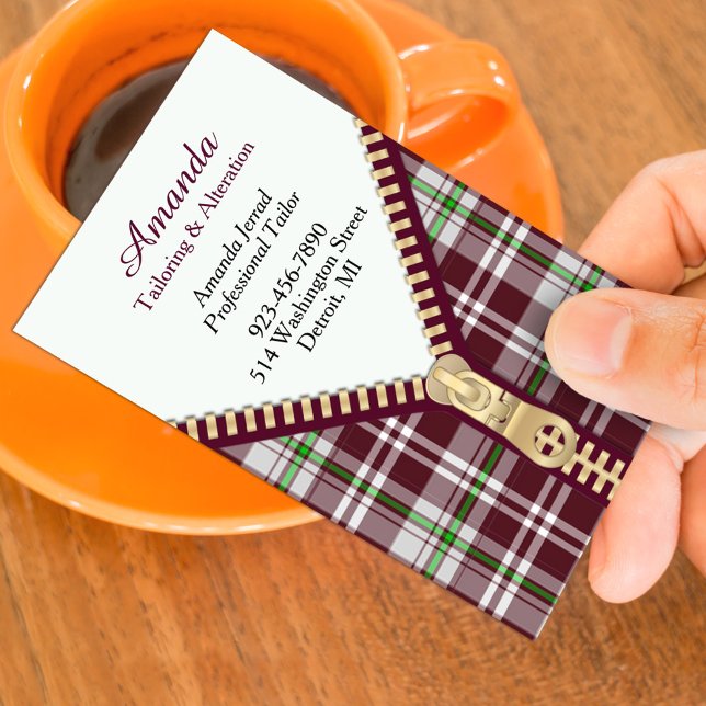 Fashion Tailoring Business Card (Creator Uploaded)