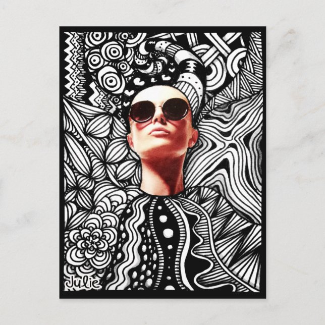 Fashion Tangle Postcard (Front)