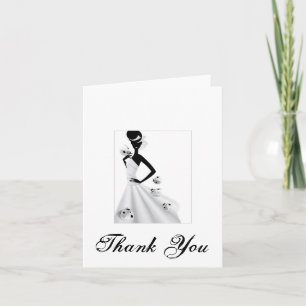 Fashion thank you card
