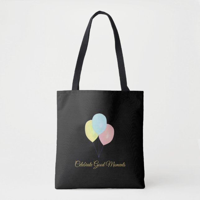 Fashion Three Balloons Tote Bag (Front)