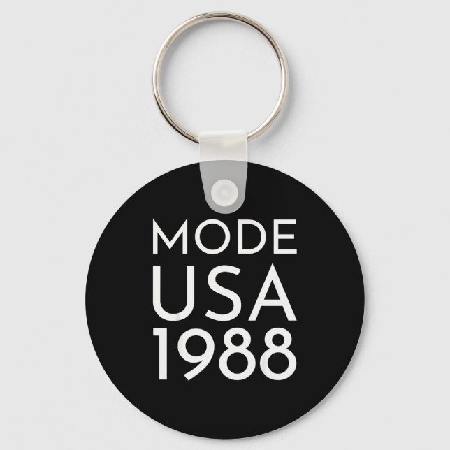 Fashion Usa 1988 M Tour  Key Ring (Front)