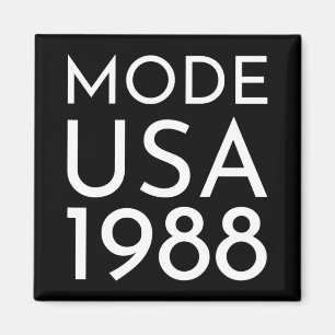 Fashion Usa 1988 M Tour  Magnet