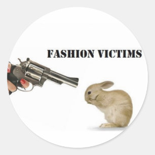 Fashion Victims Classic Round Sticker