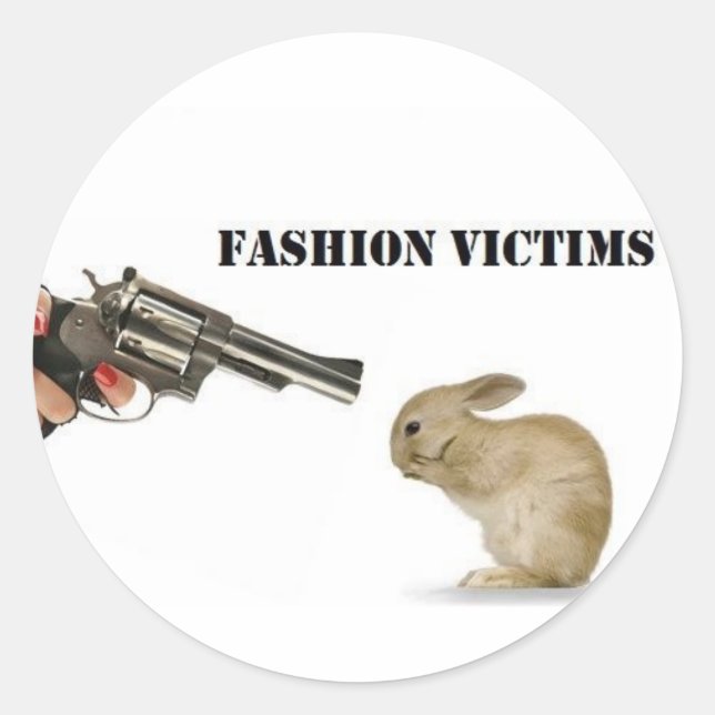 Fashion Victims Classic Round Sticker (Front)