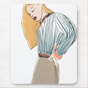 Fashion Vignette Mouse Mat