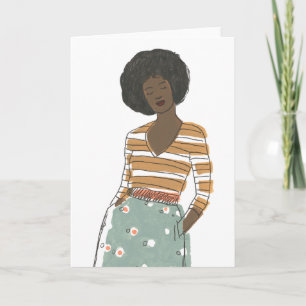 Fashion Vignette Portrait Card