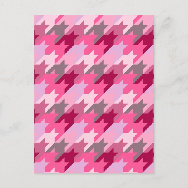 Fashion Vintage Stylish- Pattern Modern Spring Postcard (Front)