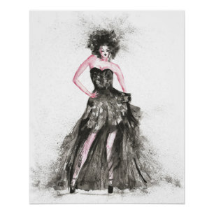 Fashion Vogue Woman Poster